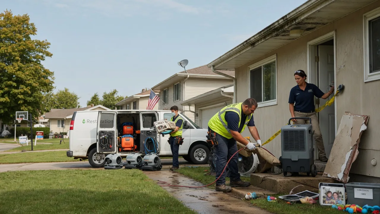 Water Damage Restoration in Manhattan, IL near me